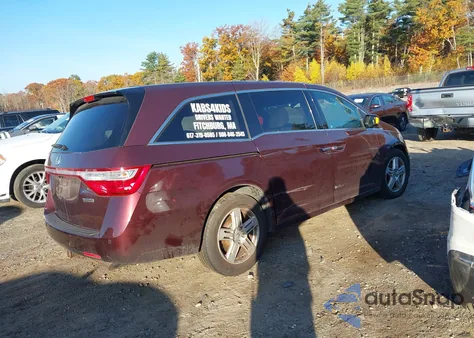 2012 Honda Odyssey Touring/Touring Elite from USA, damaged, VIN 5FNRL5H9XCB067841